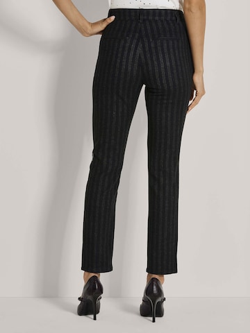 MADELEINE Tapered Broek in Zwart