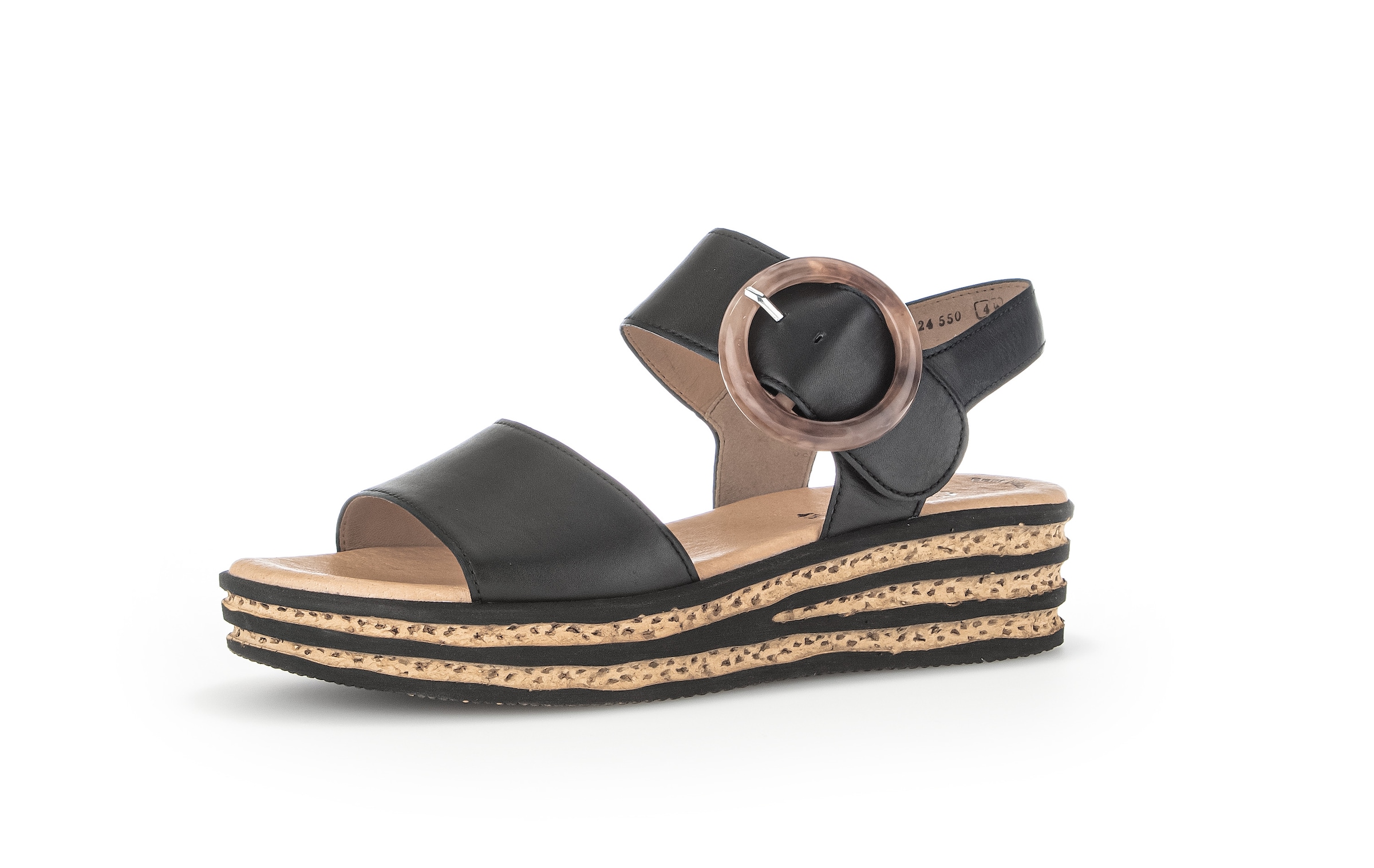 GABOR Sandal in Black: front