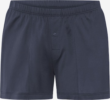 Hanro Boxershorts ' Cotton Sporty ' in Blauw: voorkant