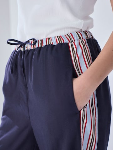 Wide Leg Pantalon Next en bleu