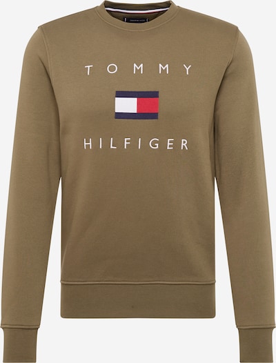 TOMMY HILFIGER Sweatshirt in oliv, Produktansicht