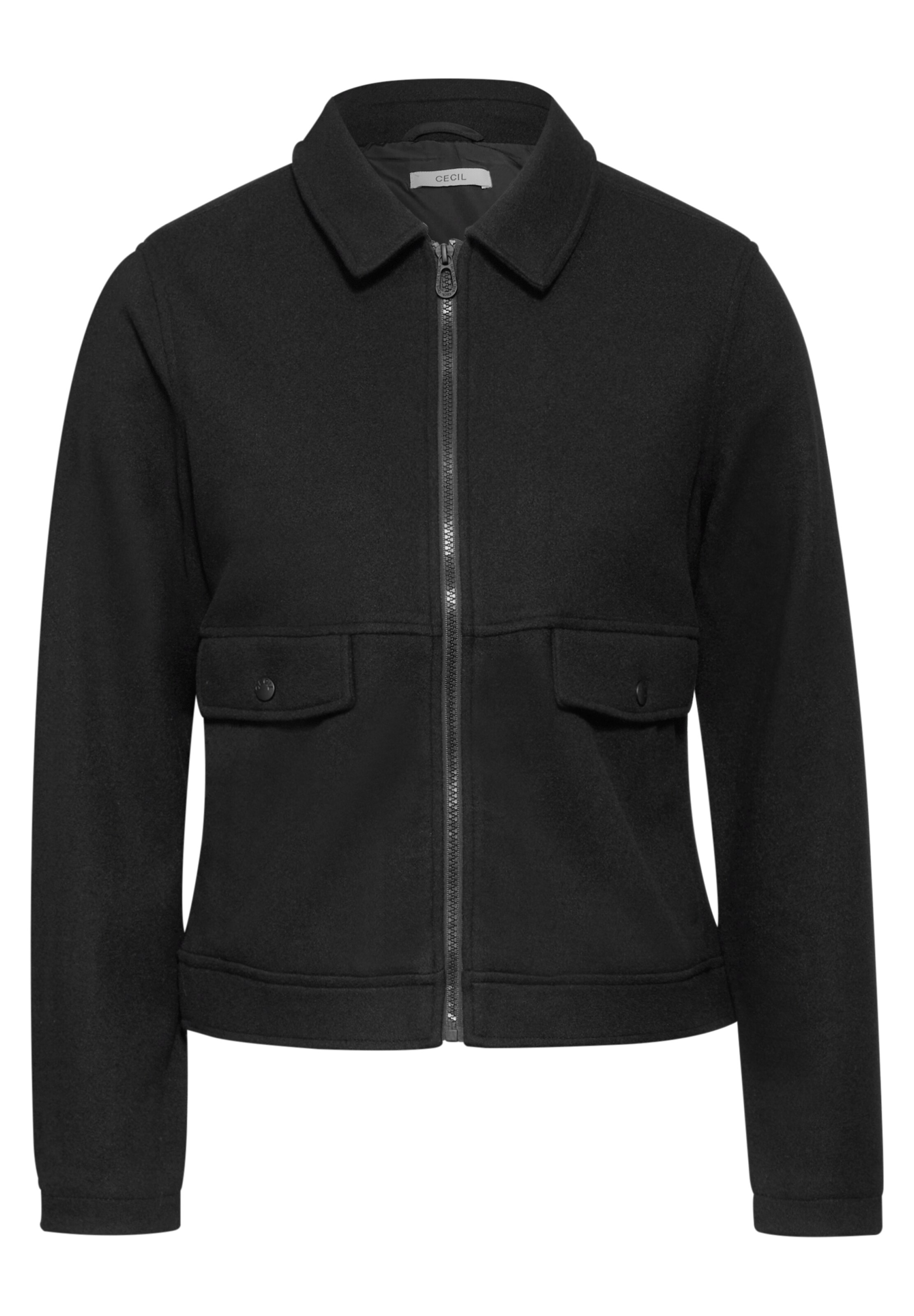 CECIL Übergangsjacke in Schwarz: Vorderseite
