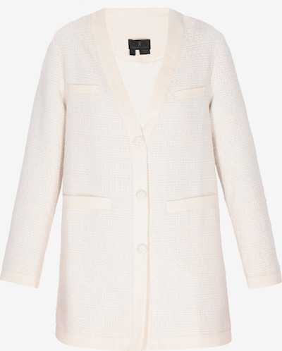 DreiMaster Klassik Übergangsmantel in creme / weiß, Produktansicht