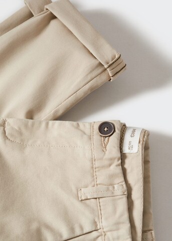 MANGO KIDS Slimfit Hose 'piccolo' in Beige