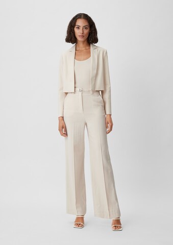 COMMA Loose fit Pleated Pants in Beige