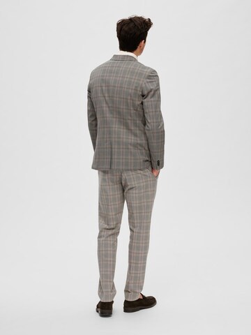 SELECTED HOMME Slim fit Suit Jacket 'Liam Lucas' in Grey