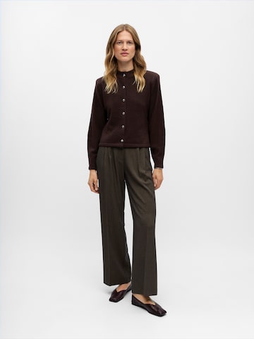 OBJECT Knit cardigan 'ZARI' in Brown