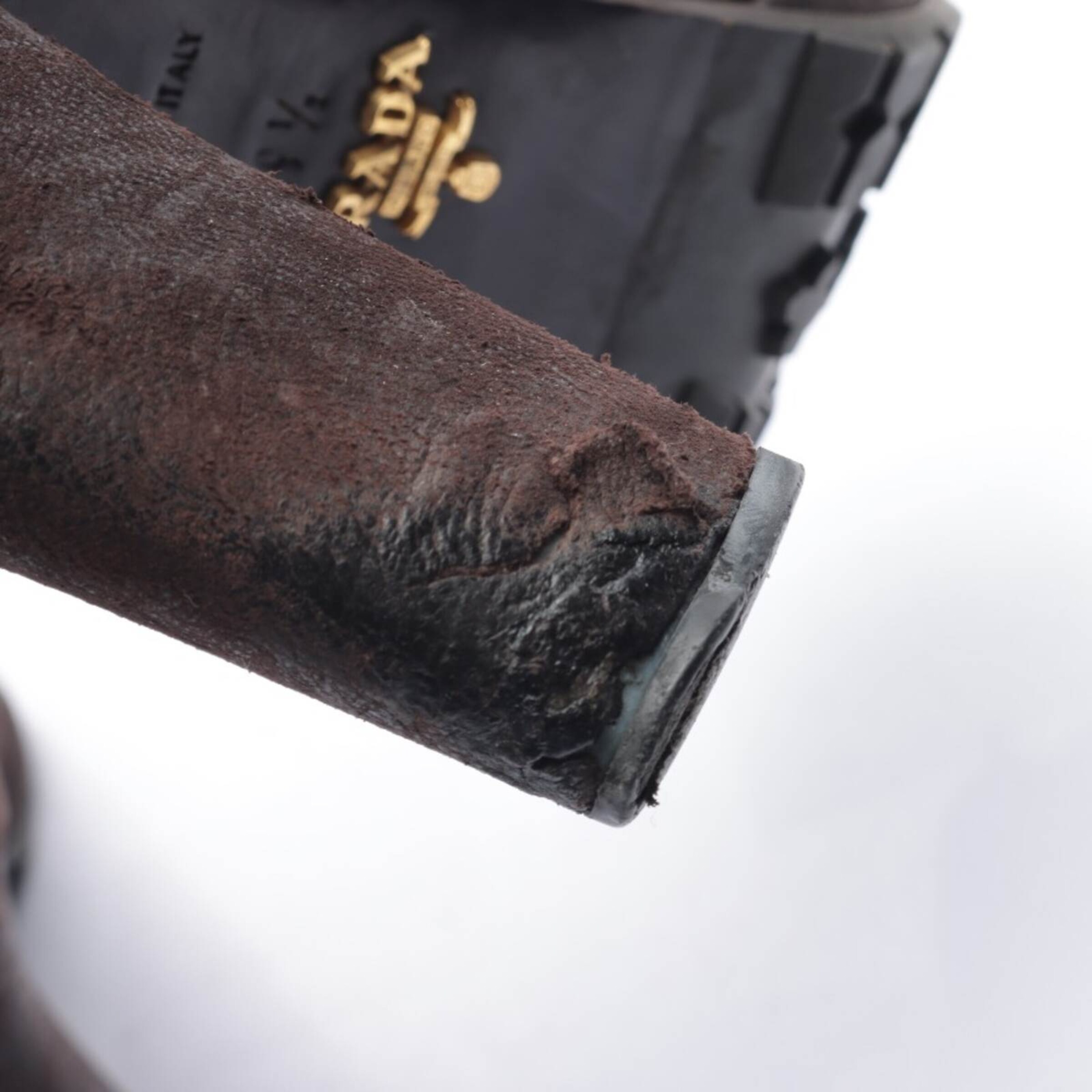 PRADA Stiefeletten 39,5 in Braun