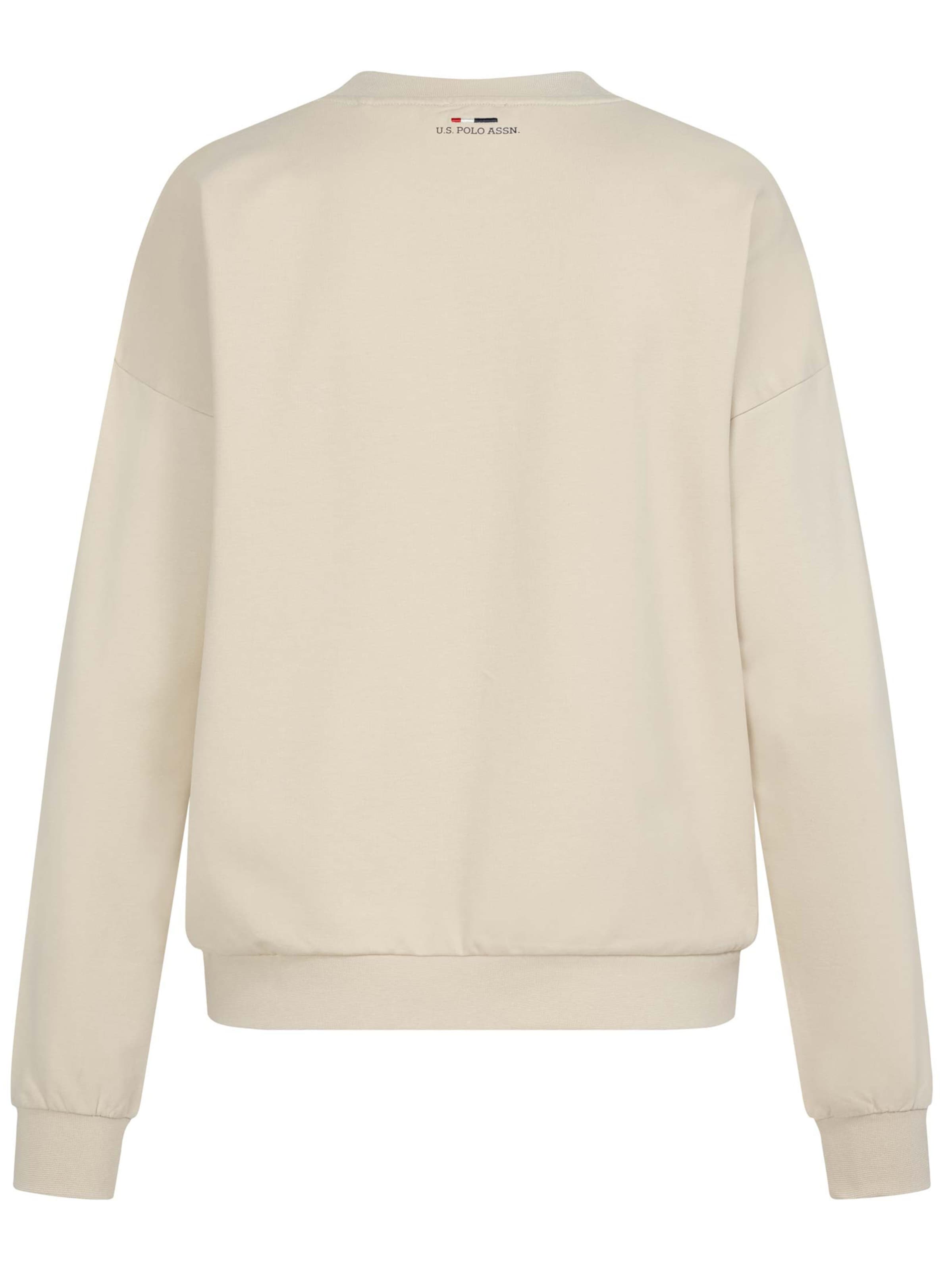 U.S. POLO ASSN. Sweatshirt in Beige