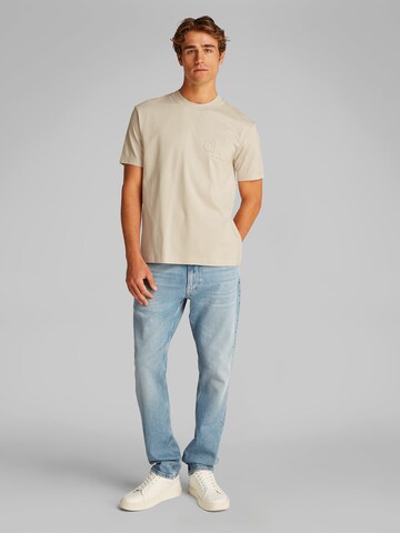 Calvin Klein Jeans Póló - szürke: hátul