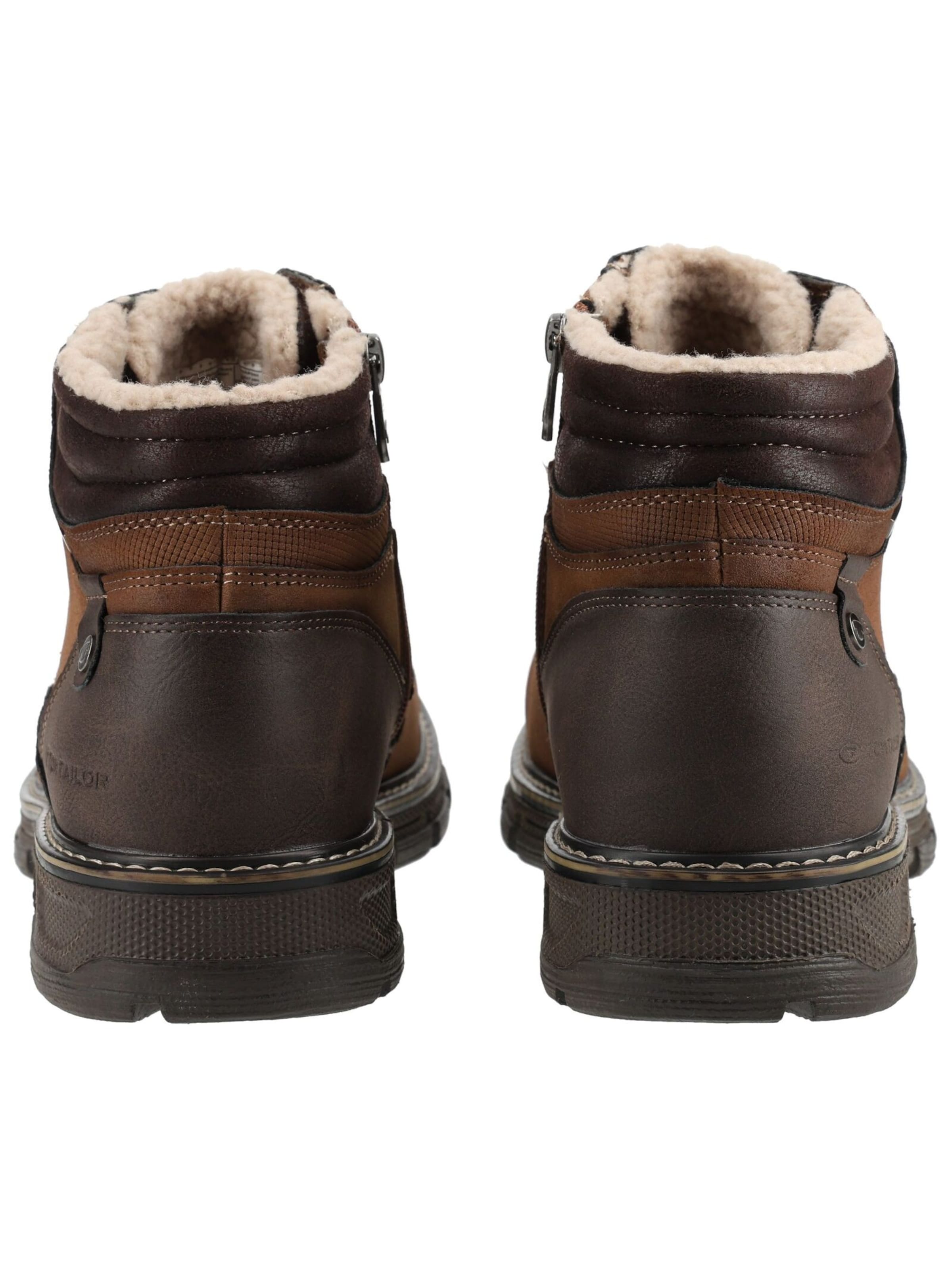 Boots stringati di TOM TAILOR in marrone