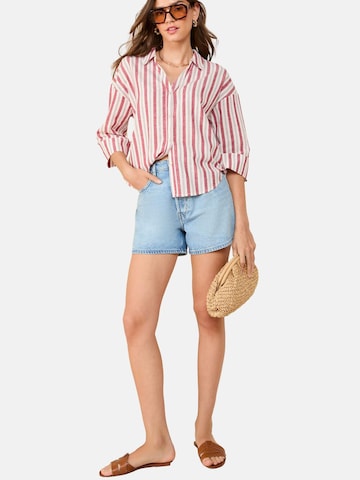 Chemisier Friends Like These en rouge : devant