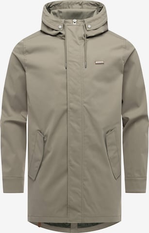 Ragwear Between-seasons coat 'Mr Smithem Twill' in Green: front