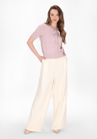 DreiMaster Klassik Свитер 'Classic Look' в Ярко-розовый