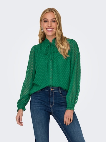 JDY Blouse 'GRETHA' in Green: front
