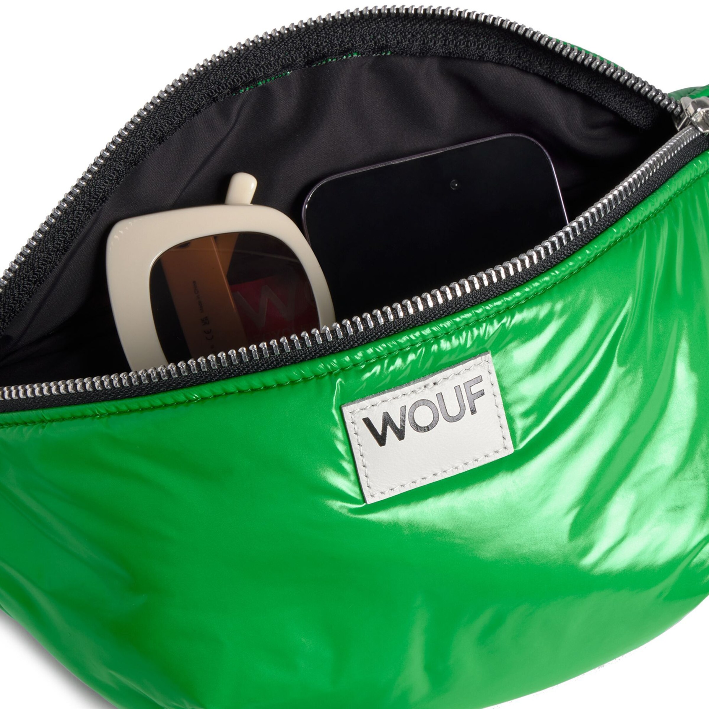 Marsupio 'Glossy' di Wouf in verde
