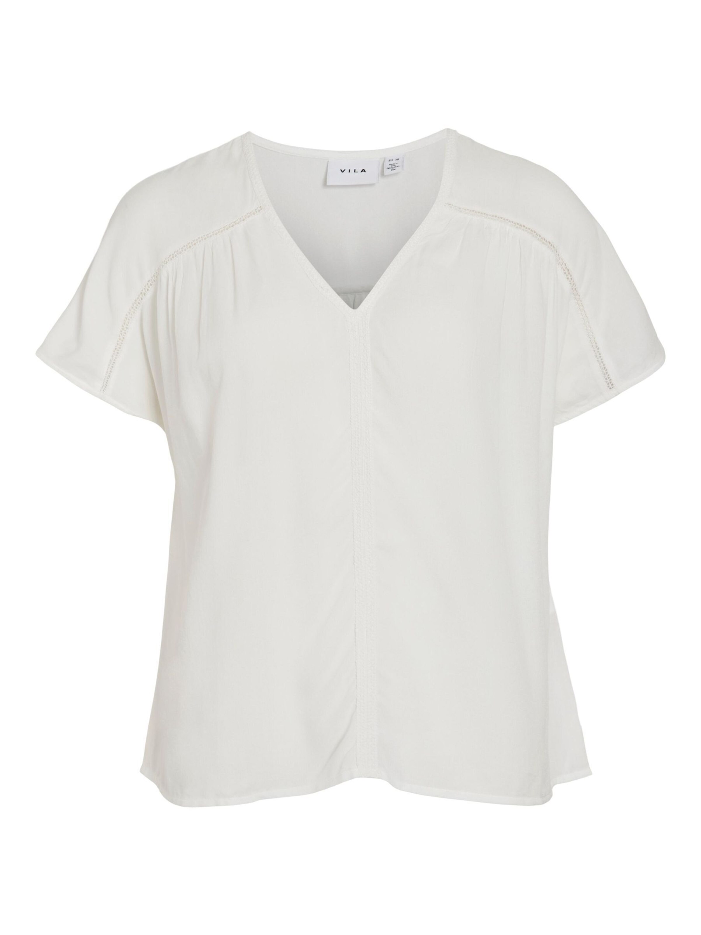 Chemisier VILA en blanc : devant