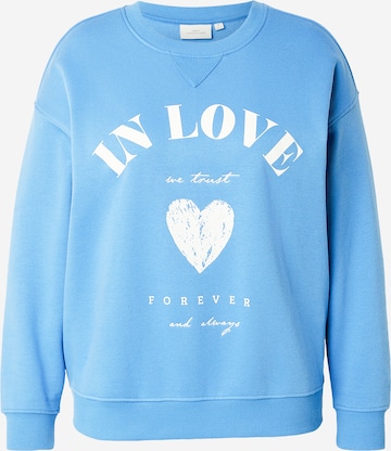 ONLY CarmakomaSweater majica 'CARSOFIA' - plava boja: prednji dio