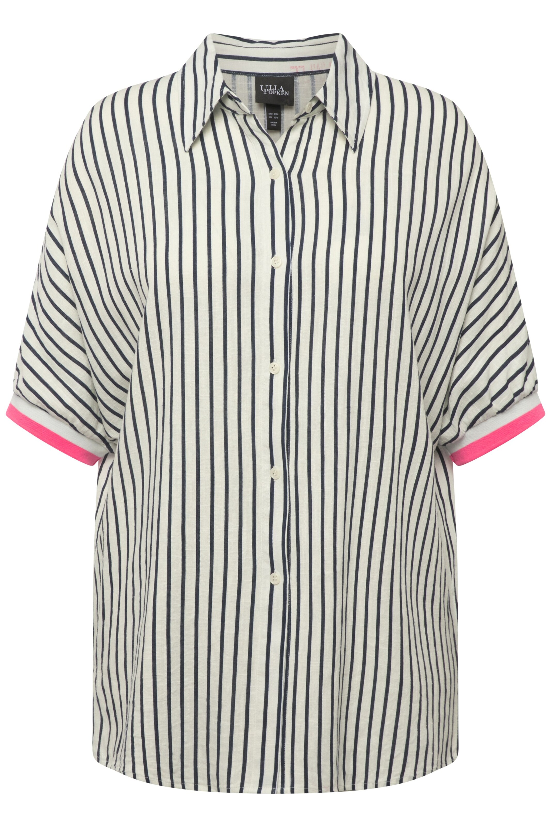 Ulla Popken Bluse in Blau: Vorderseite