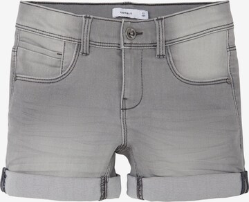 NAME IT Shorts 'Salli' in Grau: predná strana