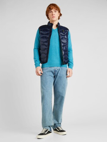 Gilet Blauer.USA en bleu