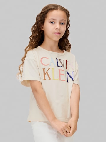Calvin Klein Jeans Koszulka w kolorze szary: przód