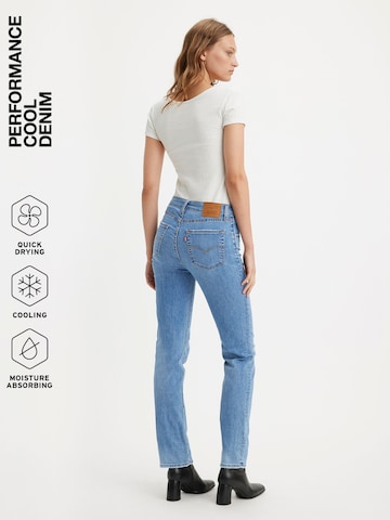 LEVI'S ® regular Jeans '724™ High Rise Straight Performance Cool' i blå