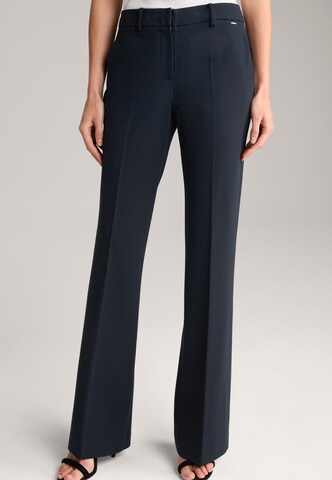 JOOP! Boot cut Pleated Pants in Blue: front