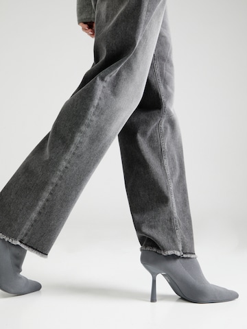 Wide leg Jeans 'Mäze' di Herrlicher in grigio