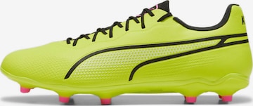 PUMA Voetbalschoen 'Puma King Pro FG AG' in Groen: voorkant
