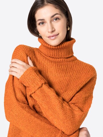 JDY Sweater 'DINEA' in Orange