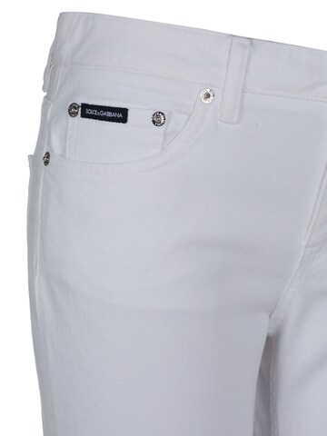 DOLCE & GABBANA Jeans 'Dolce & Gabbana GIRLY Jeans weiß'‌‌‌‌‌‌‌ in Weiß
