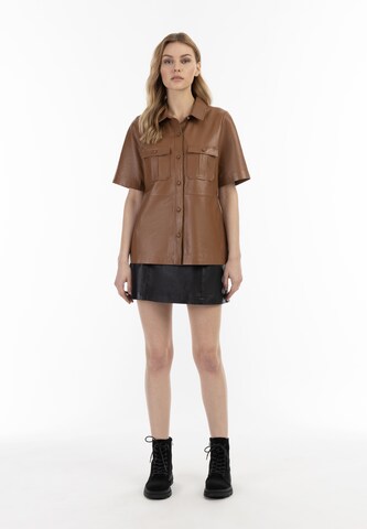 DreiMaster Vintage Blouse in Brown