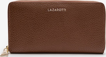 Lazarotti Wallet 'Bologna' in Brown: front