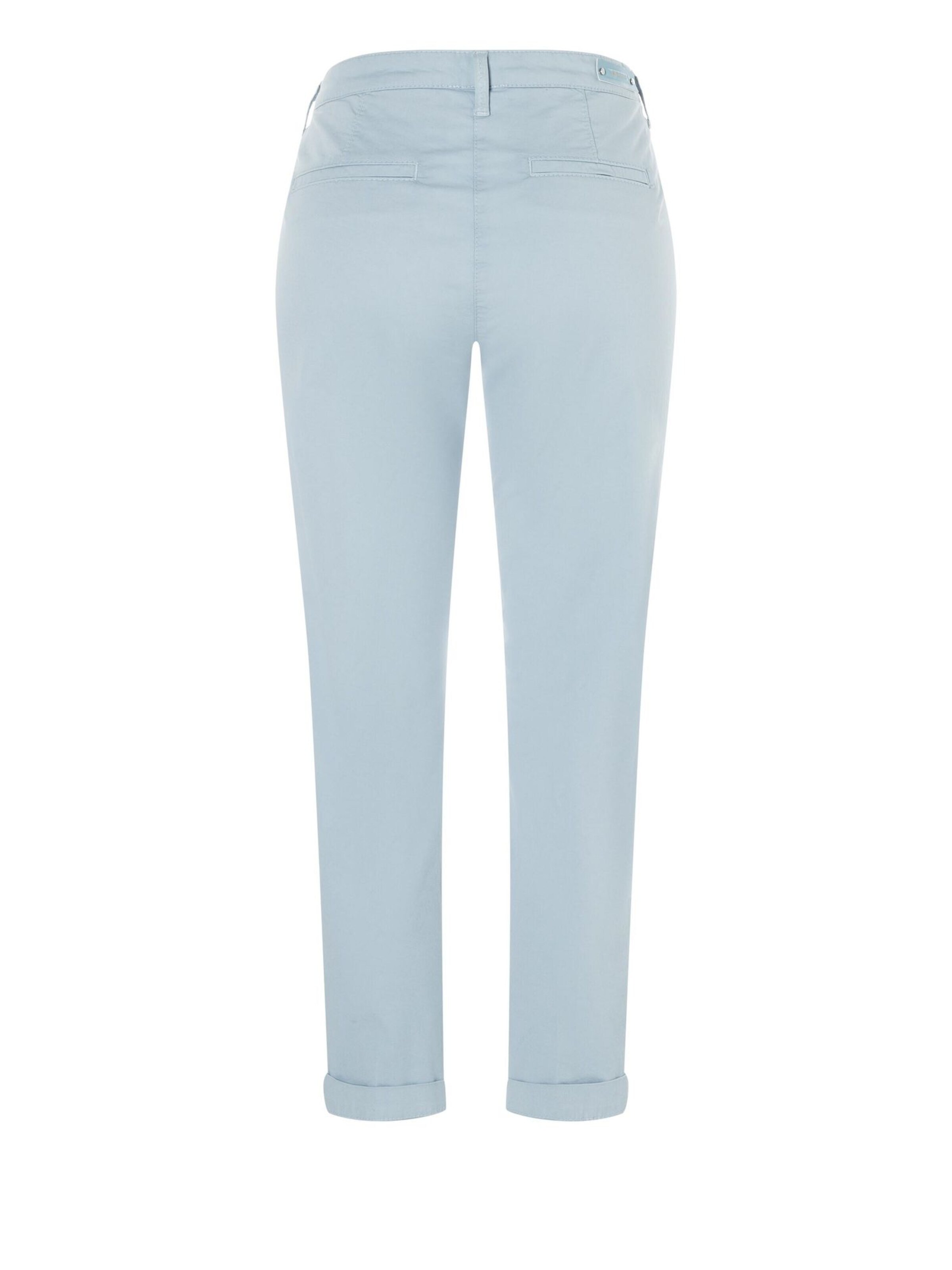 MAC Slim fit Chino Pants 'MAC CHINO ice blue PPT' in Blue