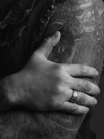 Bague 'THE ROAD' REYTEL en argent