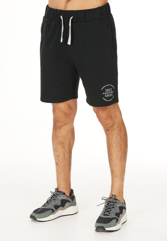 Cruz Regular Workout Pants 'Carter' in Black: front