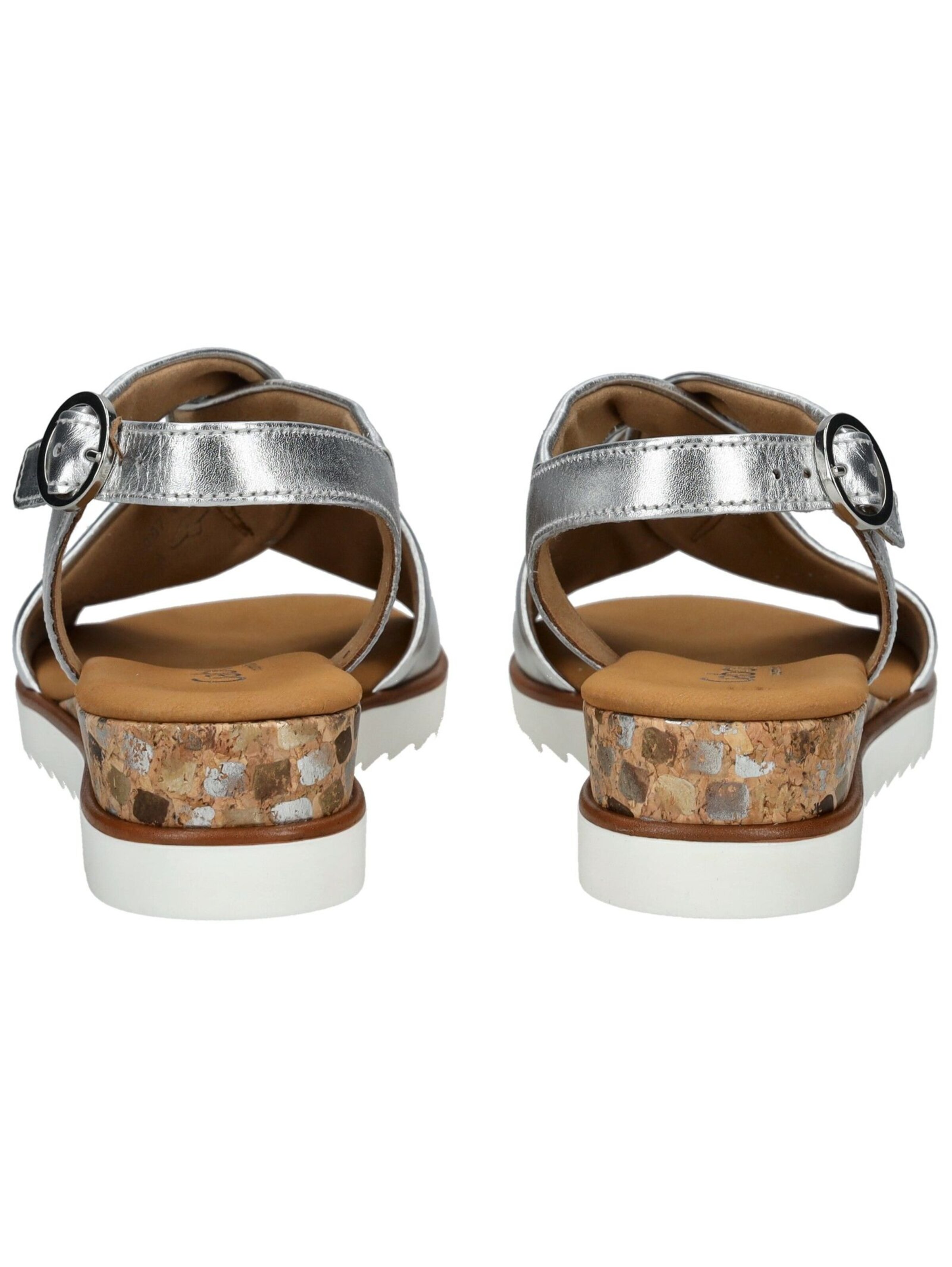 GABOR Strap Sandals in Silver