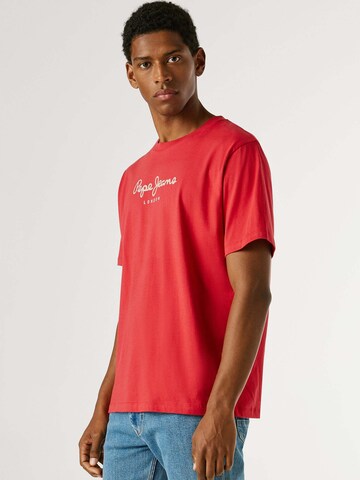 Pepe Jeans Shirt 'Eggo N' in Rood