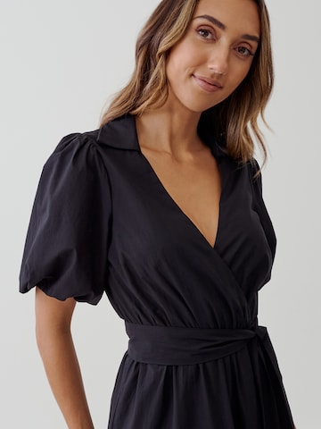 Tussah Skjortklänning 'WREN' i svart