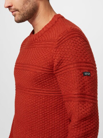 INDICODE JEANS Pullover 'Shores' in Orange