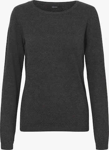 VERO MODA Pulover 'Care' | siva barva: sprednja stran