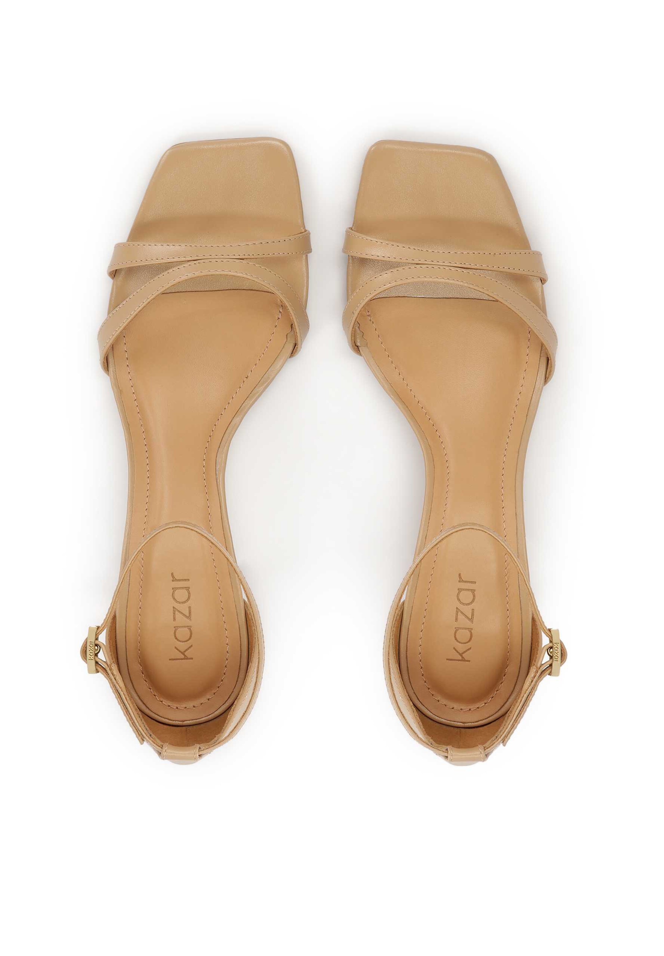 Kazar Strap Sandals in Beige