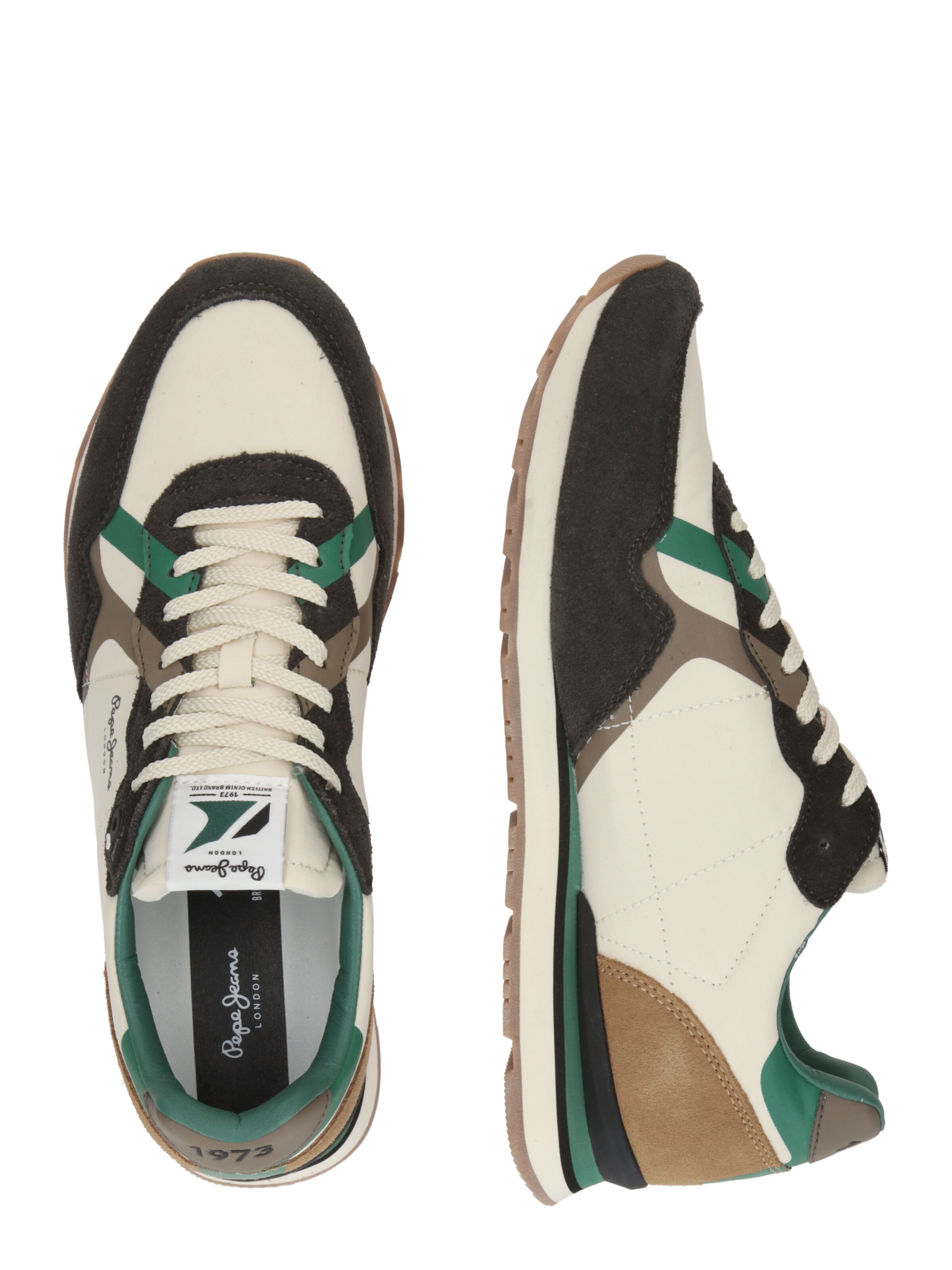 Sneaker bassa 'Brit Cover' di Pepe Jeans in nero