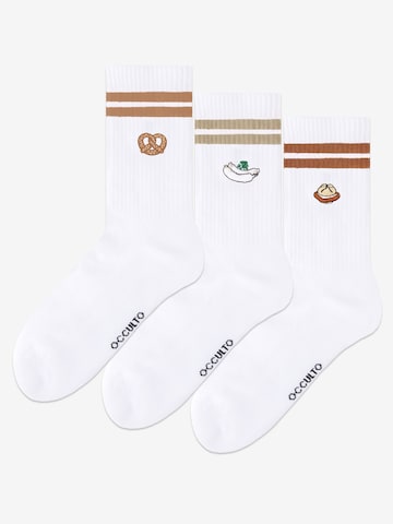 Occulto Athletic Socks 'Gusto' in White