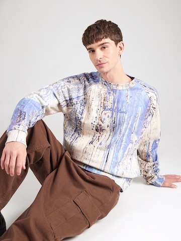 Carlo Colucci Mikina 'Fauster' – modrá: přední strana