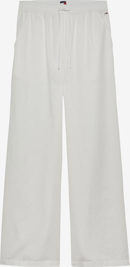 Pantaloni Tommy Jeans pe alb, Vizualizare produs