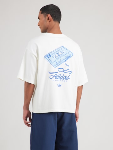 ADIDAS ORIGINALS T-shirt 'RECORD' i vit: framsida