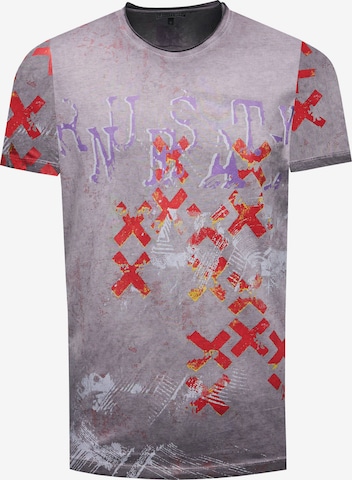 Rusty Neal T-Shirt in Grau: Vorderseite