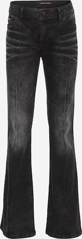 Bootcut Jean 'WD535' CIPO & BAXX en gris : devant